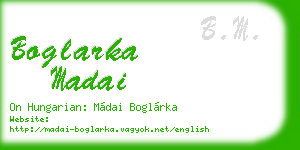 boglarka madai business card